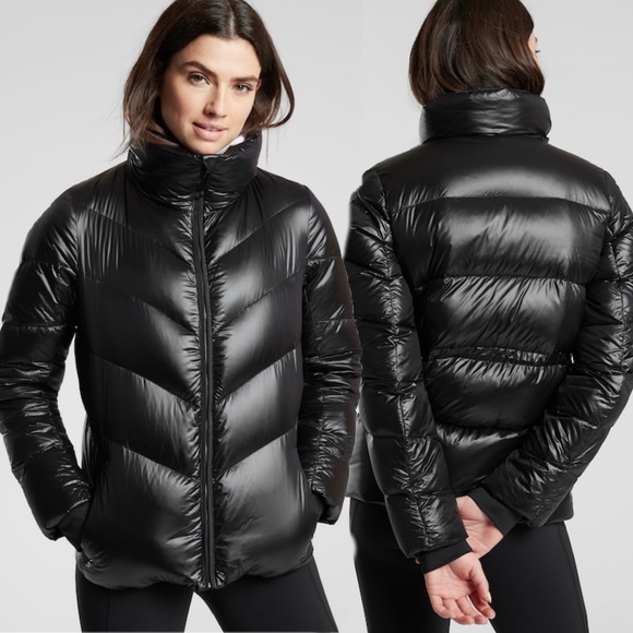 BNWT Athleta Lofty Down Jacket Black - Picture 6 of 15